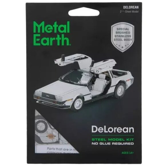 Fascinations Metal Earth DeLorean Air Model Kit Steel Model MMS181 - Picture 1 of 5